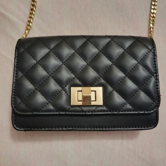 Call it Spring Shoulder Bag Grid Crossbody Handbag Leather Stylish Evening - Picture 3 of 9